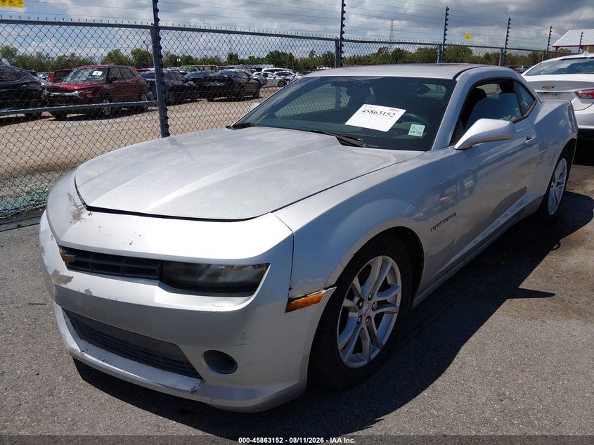 2014 Chevrolet Camaro, Обычный износ, IAAI, VIN 2G1FB1E33E9270732 — фото 2