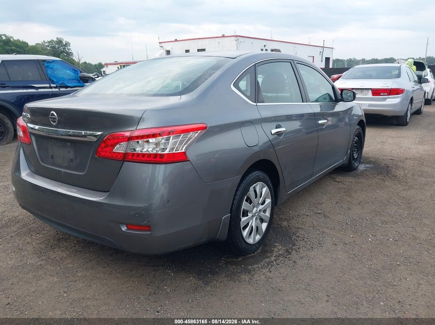 Vin: 3n1ab7ap6fy348566, lot: 46362135, nissan sentra s 20154