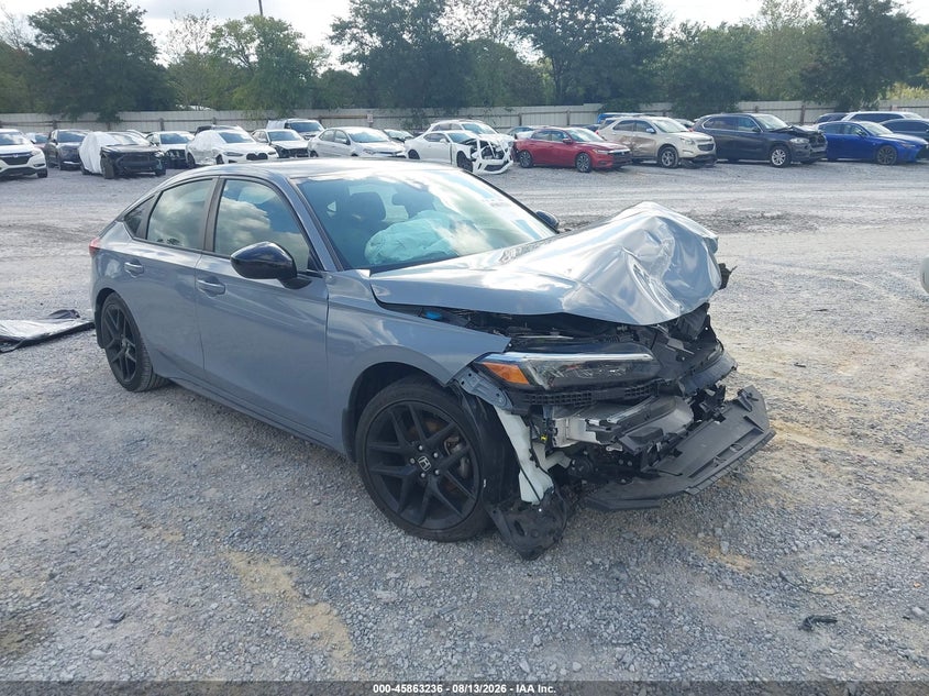 2024 Honda Civic Sport, Front, IAAI, VIN 19XFL2H82RE021136