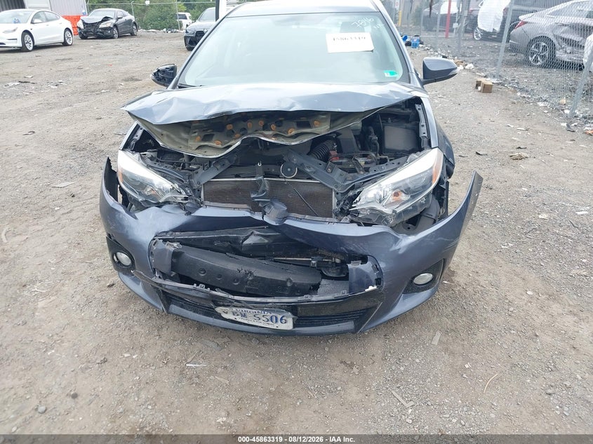 2014 TOYOTA COROLLA SEDAN 1.8L I-4 DOHC, VVT, 132HP