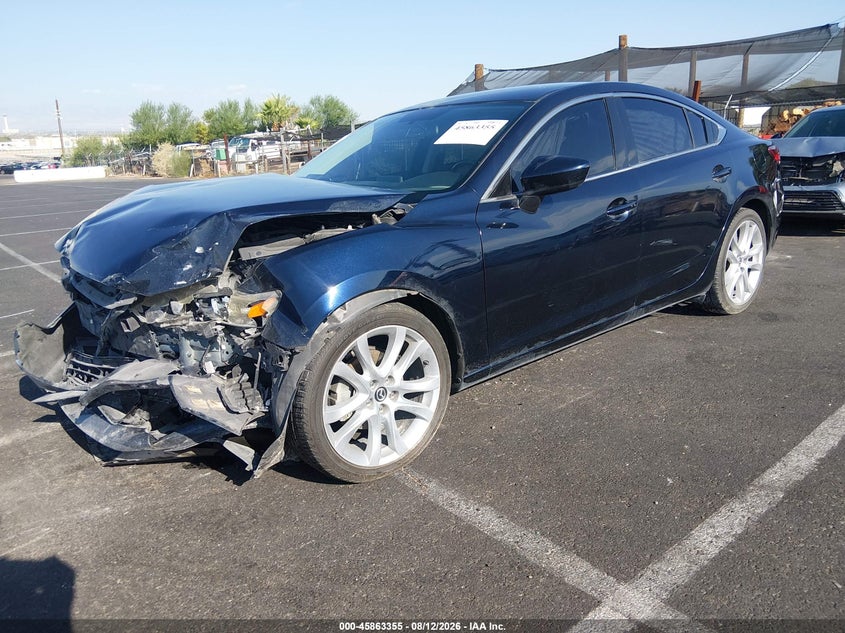 2016 Mazda 6, Front End, IAAI, VIN JM1GJ1V57G1432708 — photo 2