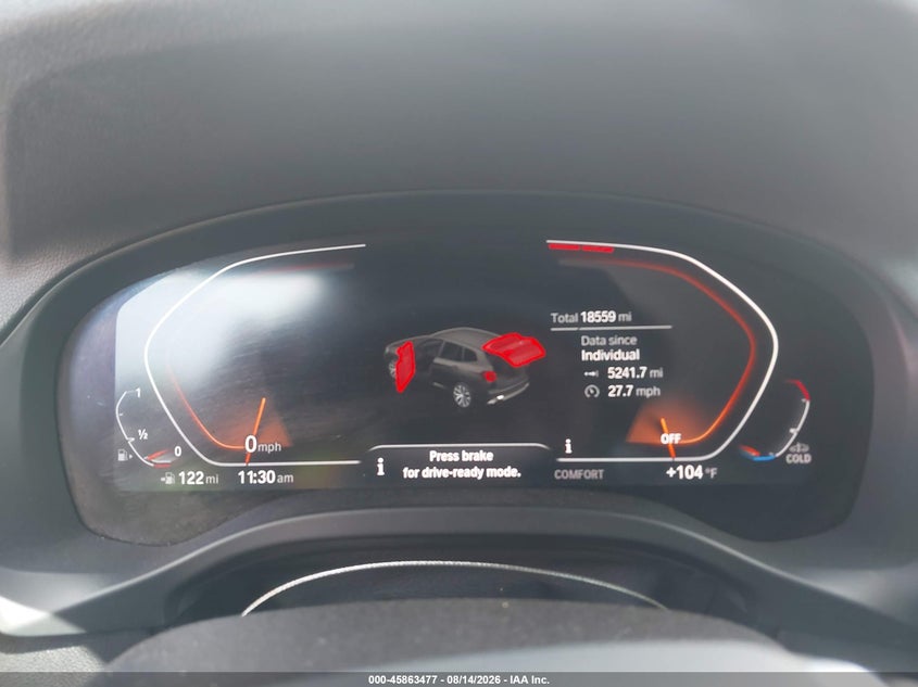 2024 BMW X3 auction photo 7