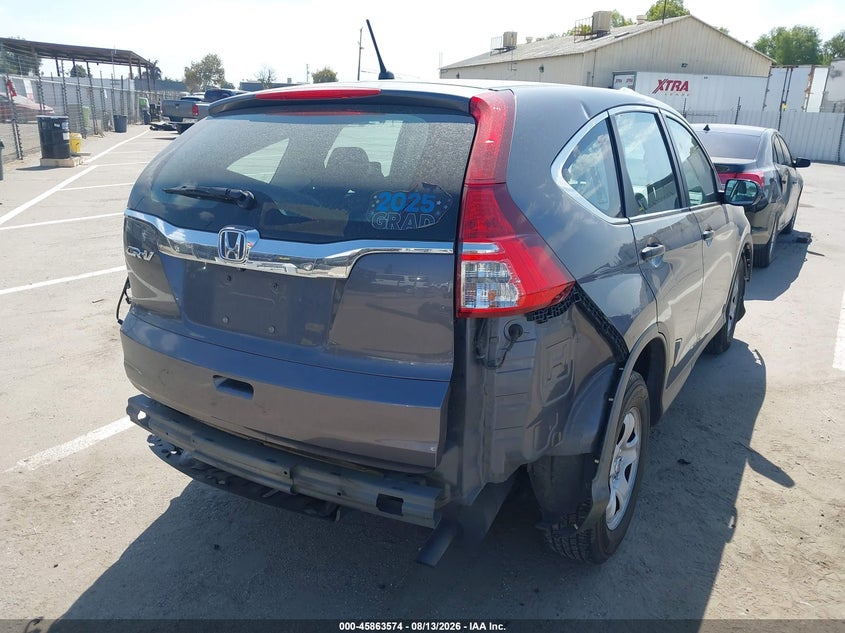 Vin: 3czrm3h32fg717090, lot: 46362544, honda cr-v lx 20154