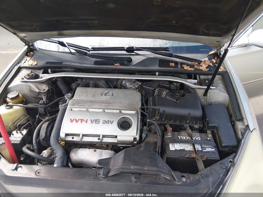 LEXUS ES 300 2003 VIN JTHBF30G736016279