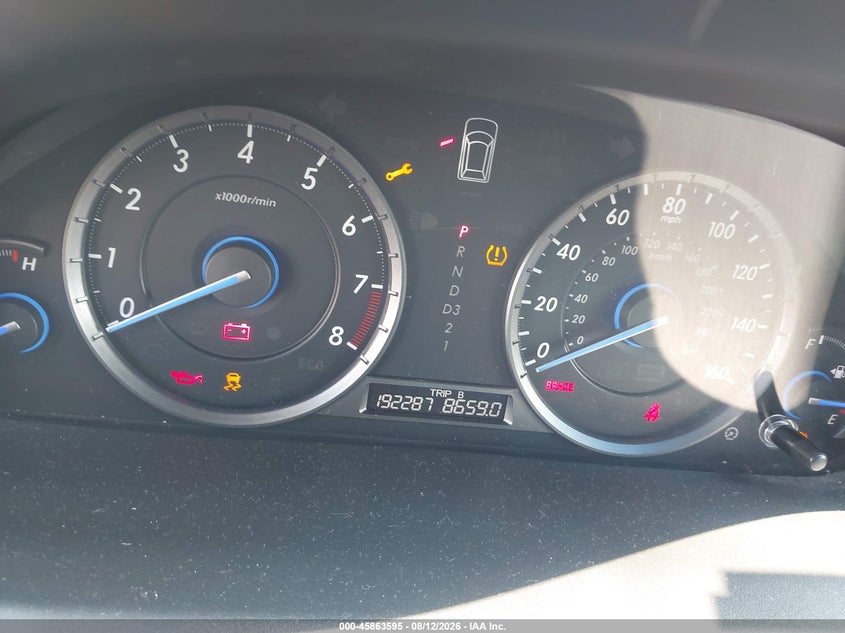 HONDA CROSSTOUR 2012 VIN 5J6TF3H30CL003232