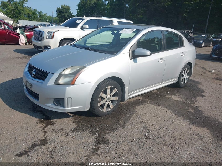 2012 NISSAN SENTRA SEDAN 2.0L I-4 DOHC, VVT, 140HP