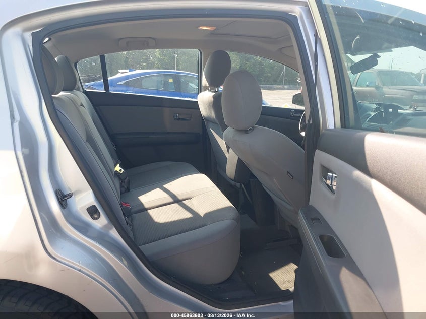 2012 NISSAN SENTRA SEDAN 2.0L I-4 DOHC, VVT, 140HP