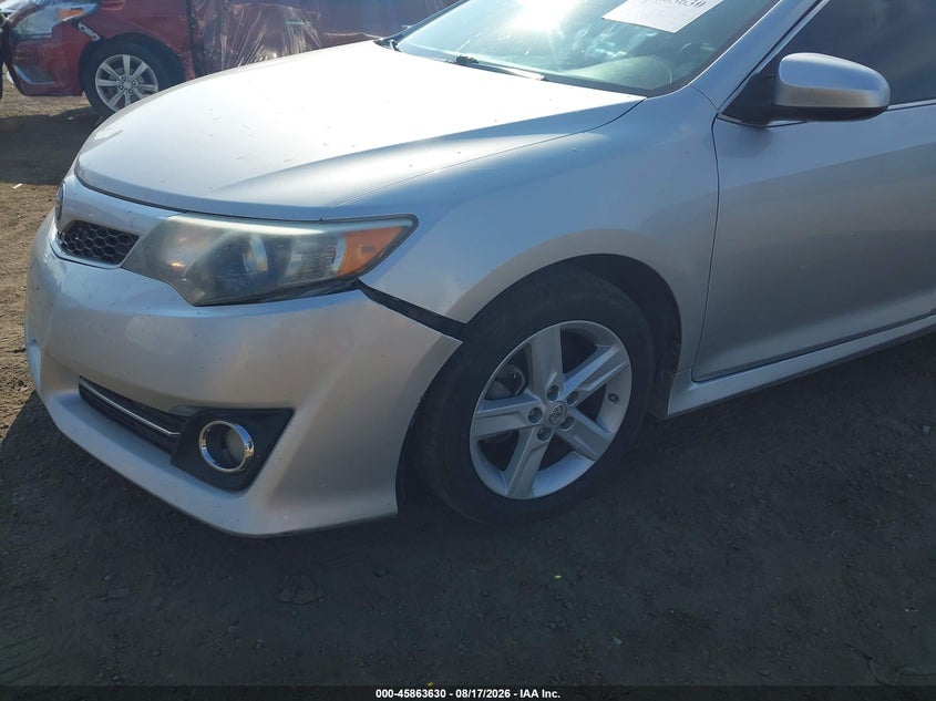 2012 TOYOTA CAMRY SEDAN 2.5L I-4 DOHC, VVT, 173HP