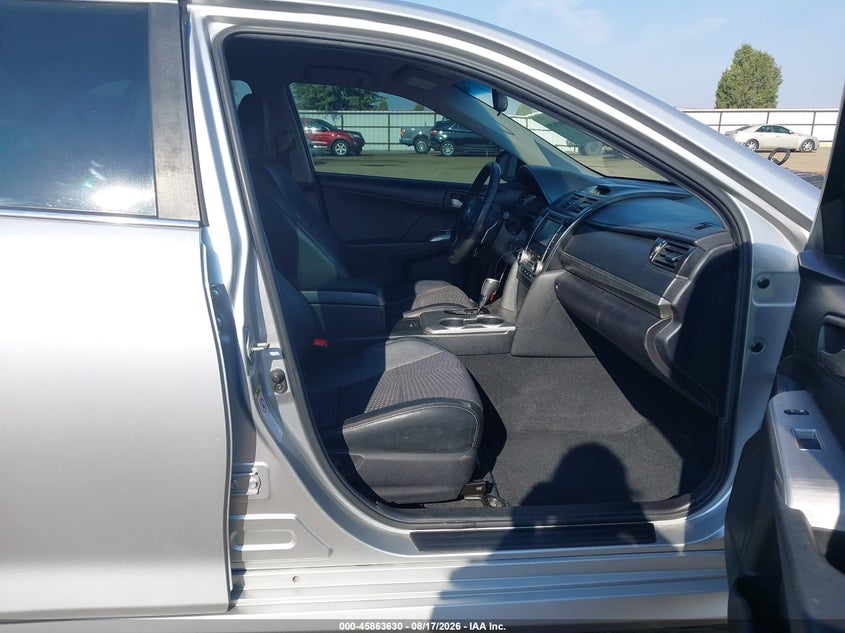 2012 TOYOTA CAMRY SEDAN 2.5L I-4 DOHC, VVT, 173HP