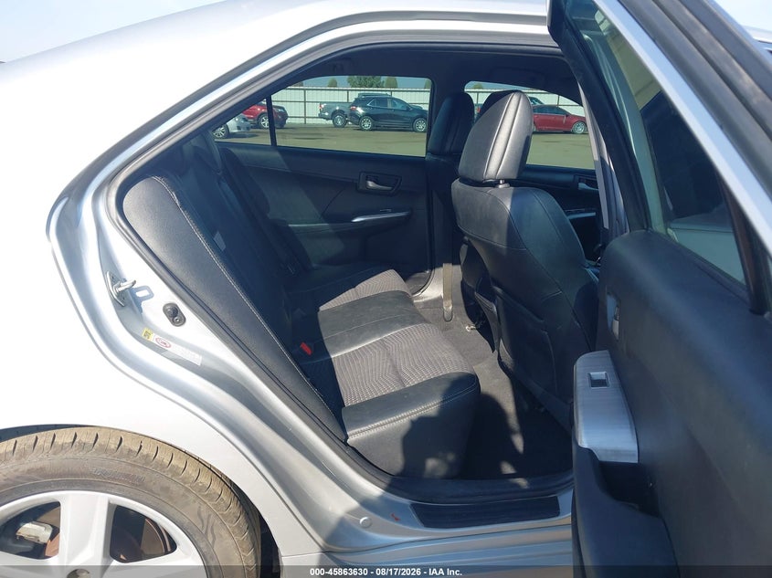 2012 TOYOTA CAMRY SEDAN 2.5L I-4 DOHC, VVT, 173HP