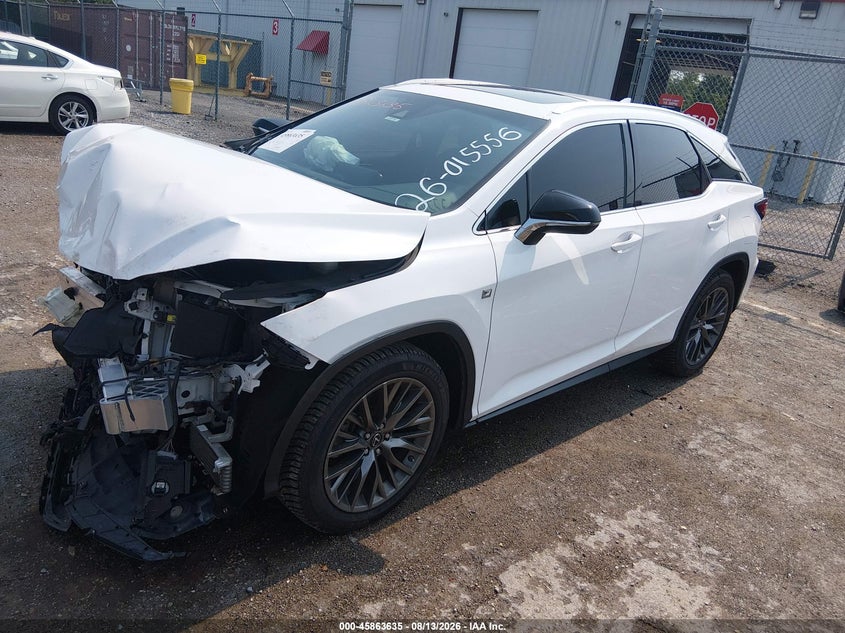 2017 Lexus RX, Front End, IAAI, VIN 2T2BZMCA4HC113120 — photo 2