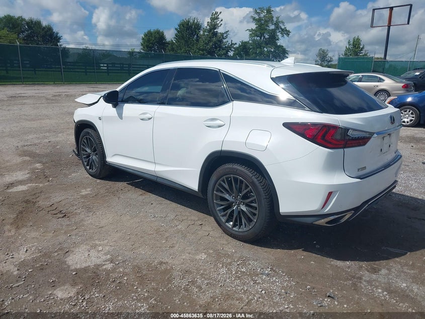 LEXUS RX 350 2017 VIN 2T2BZMCA4HC113120