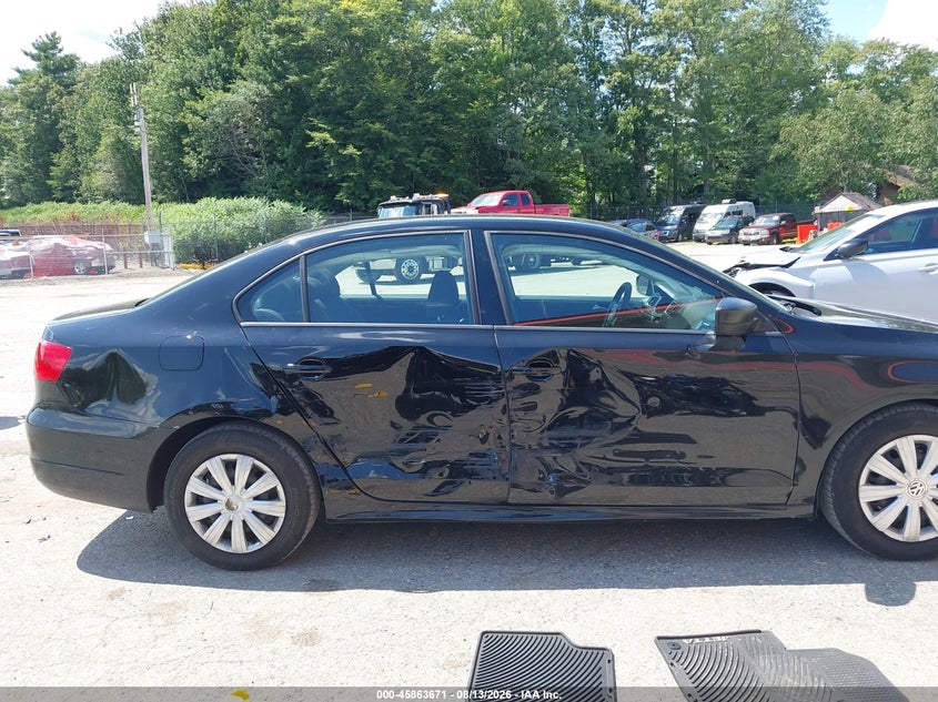 VOLKSWAGEN JETTA 2012 VIN 3VW1K7AJ4CM472571