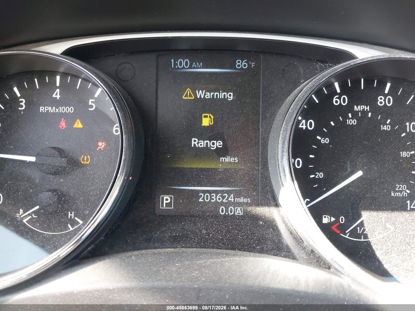 2014 NISSAN ROGUE SPORT UTILITY VEHICLE 2.5L I-4 DOHC, VVT, 170HP