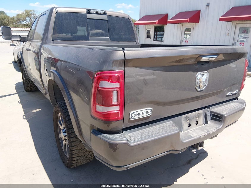 Vin: 3c6ur5gl8mg606546, lot: 46362704, ram 2500 longhorn 20213
