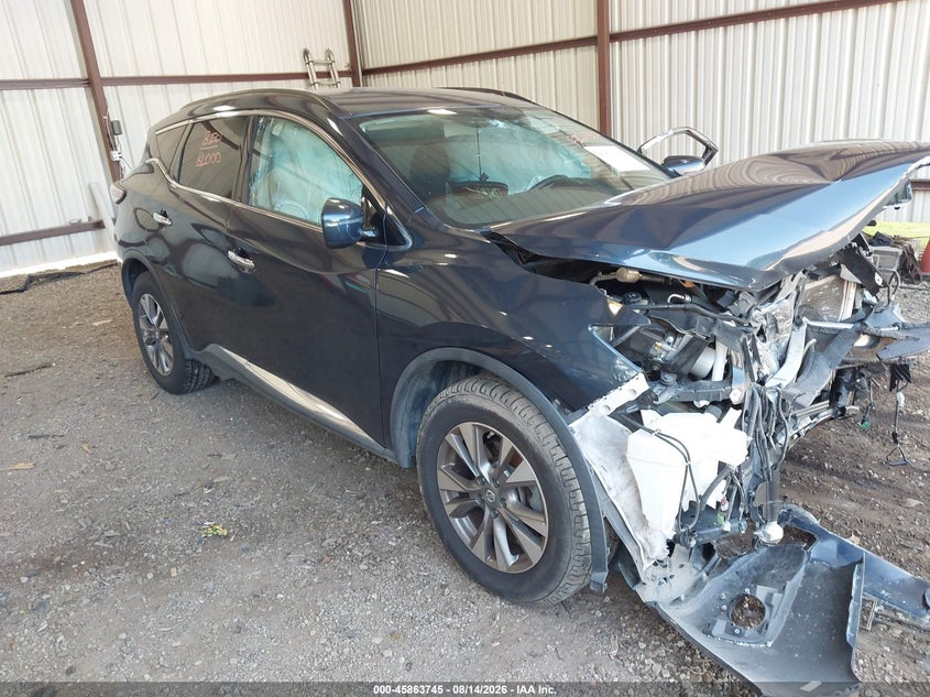 2018 Nissan Murano Sv, Biohazard, IAAI, VIN 5N1AZ2MH5JN157772