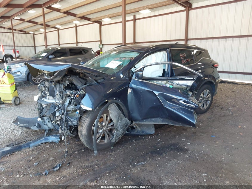 Vin: 5n1az2mh5jn157772, lot: 46362715, nissan murano sv 20182