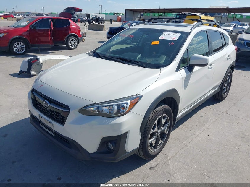 2018 Subaru XV, Правый зад, IAAI, VIN JF2GTADC8J8279282 — фото 2