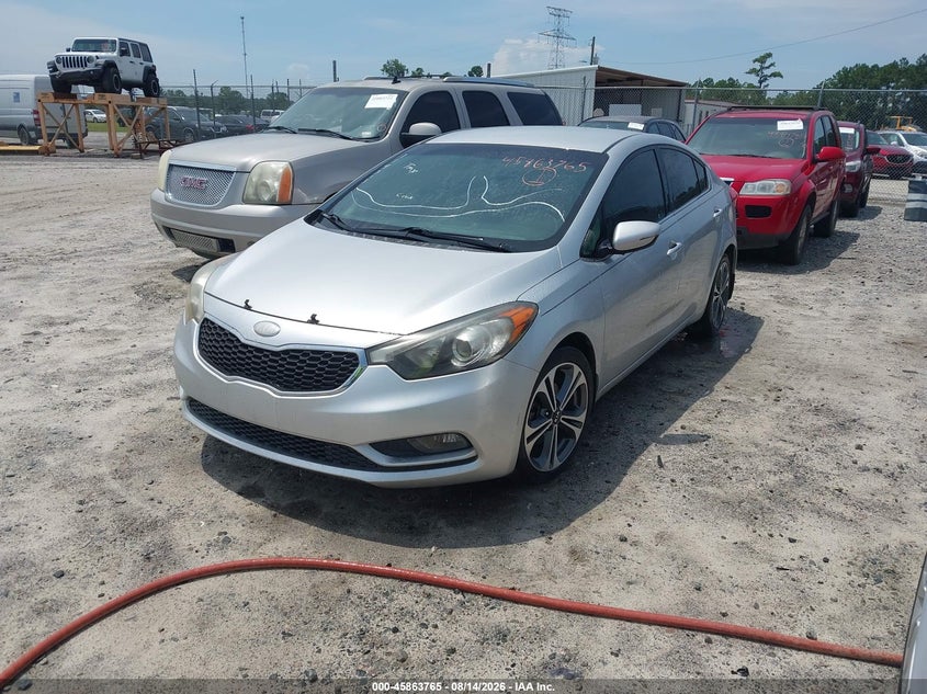 Vin: knafx4a87e5114313, lot: 46362734, kia forte ex 20142