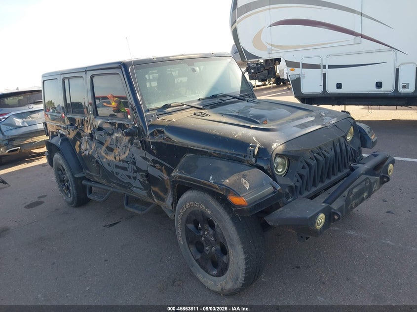2015 Jeep Wrangler Unlimited Altitude, Стихія, IAAI, VIN 1C4BJWEG9FL751961