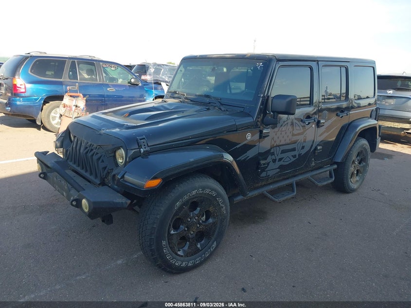 2015 Jeep Wrangler, Стихія, IAAI, VIN 1C4BJWEG9FL751961 — фото 2