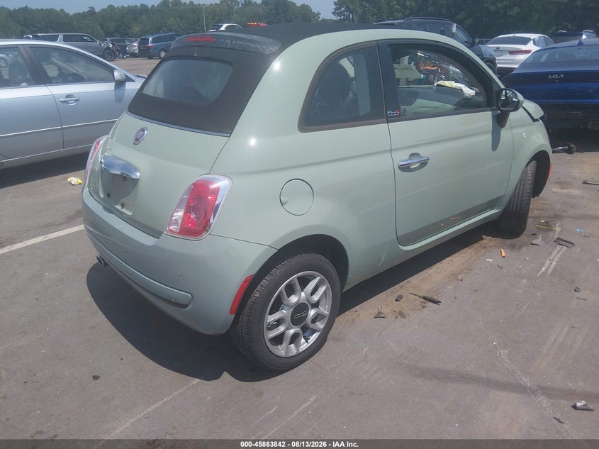 2015 FIAT 500C auction photo 4