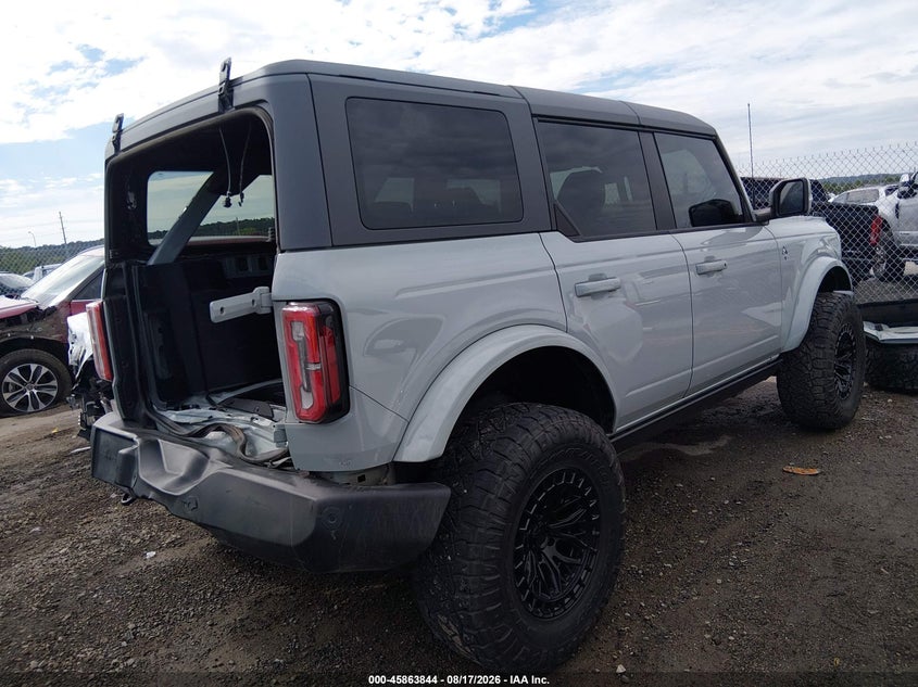 Vin: 1fmde8bh7rlb31535, lot: 46362814, ford bronco outer banks 20244