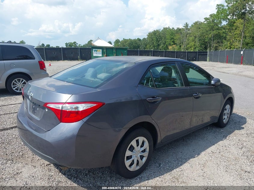 Vin: 2t1burhexgc537377, lot: 46362840, toyota corolla l 20164