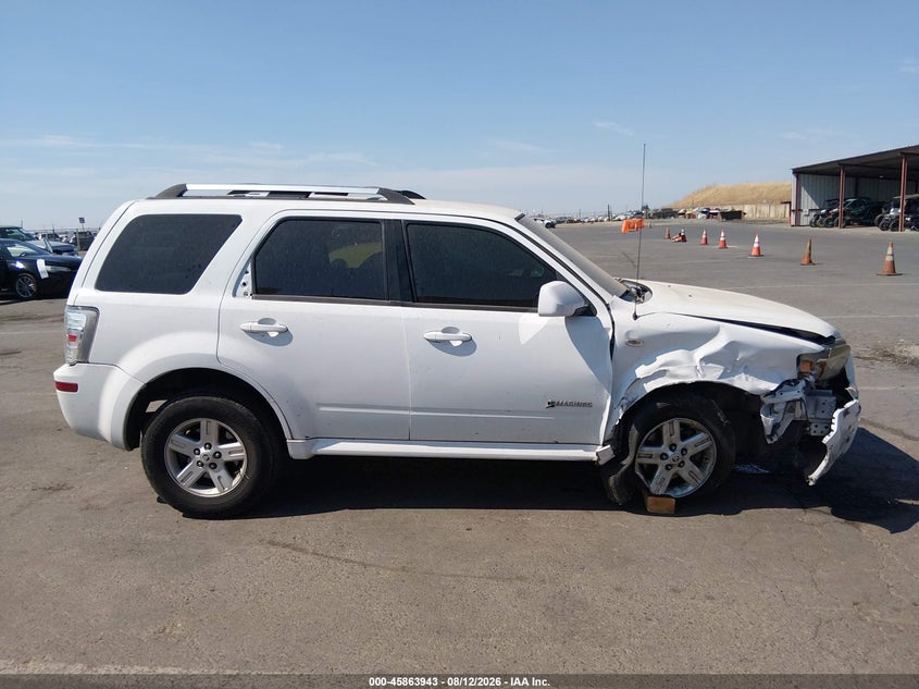 MERCURY MARINER HYBRID 2008 VIN 4M2CU29H58KJ41064