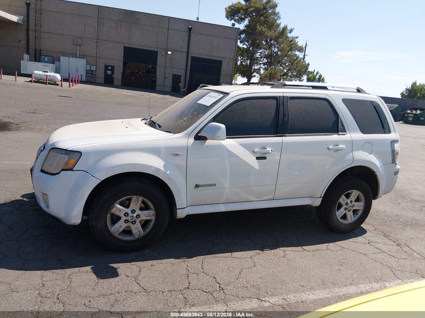 MERCURY MARINER HYBRID 2008 VIN 4M2CU29H58KJ41064
