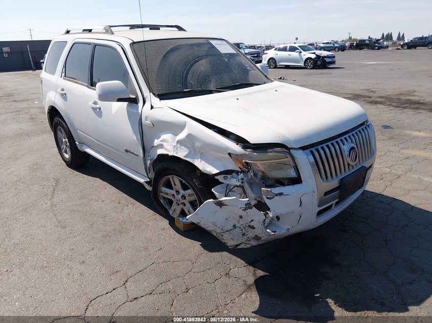 MERCURY MARINER HYBRID 2008 VIN 4M2CU29H58KJ41064