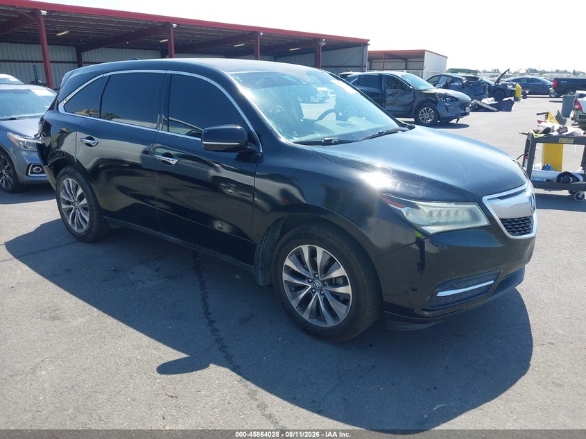 Vin: 5fryd3h45eb020462, lot: 46362998, acura mdx technology package 2014 img_1