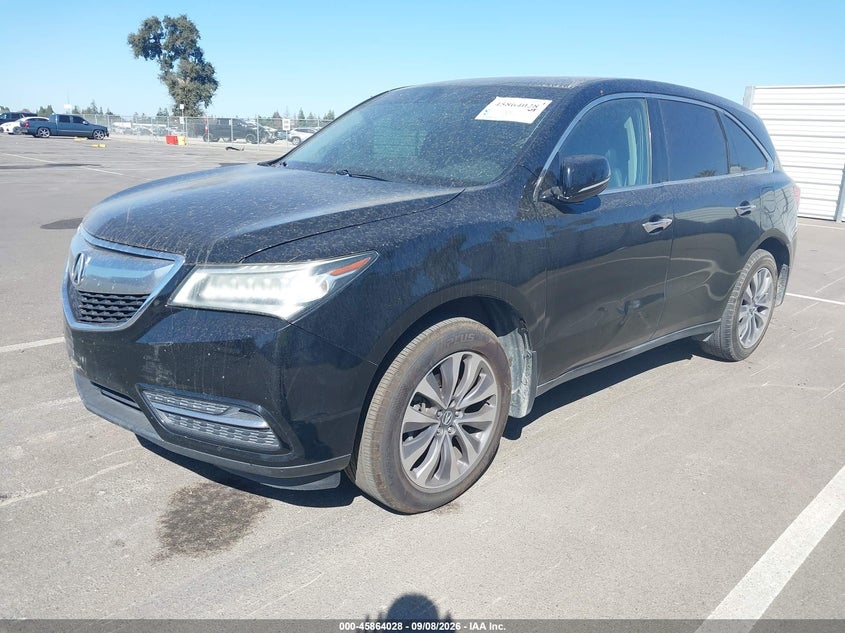 Vin: 5fryd3h45eb020462, lot: 46362998, acura mdx technology package 20142