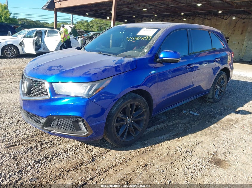 Vin: 5j8yd4h03ll012750, lot: 46363003, acura mdx technology   a-spec packages 20202
