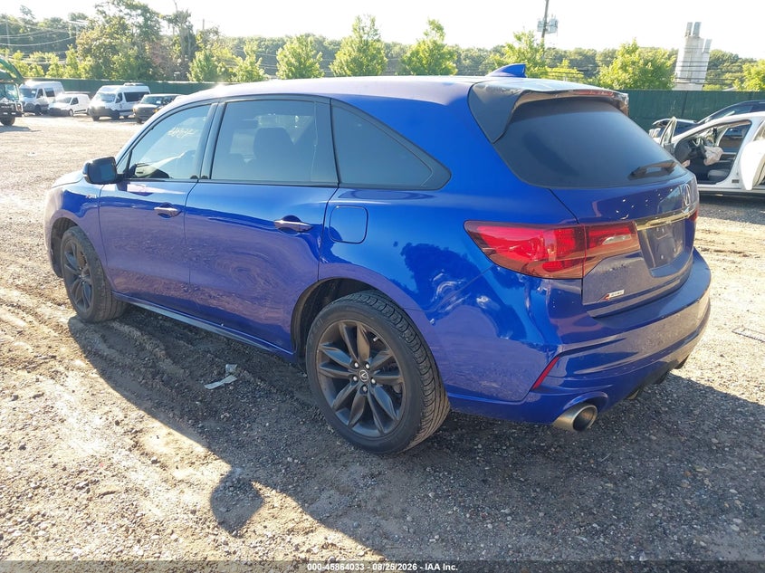 Vin: 5j8yd4h03ll012750, lot: 46363003, acura mdx technology   a-spec packages 20203