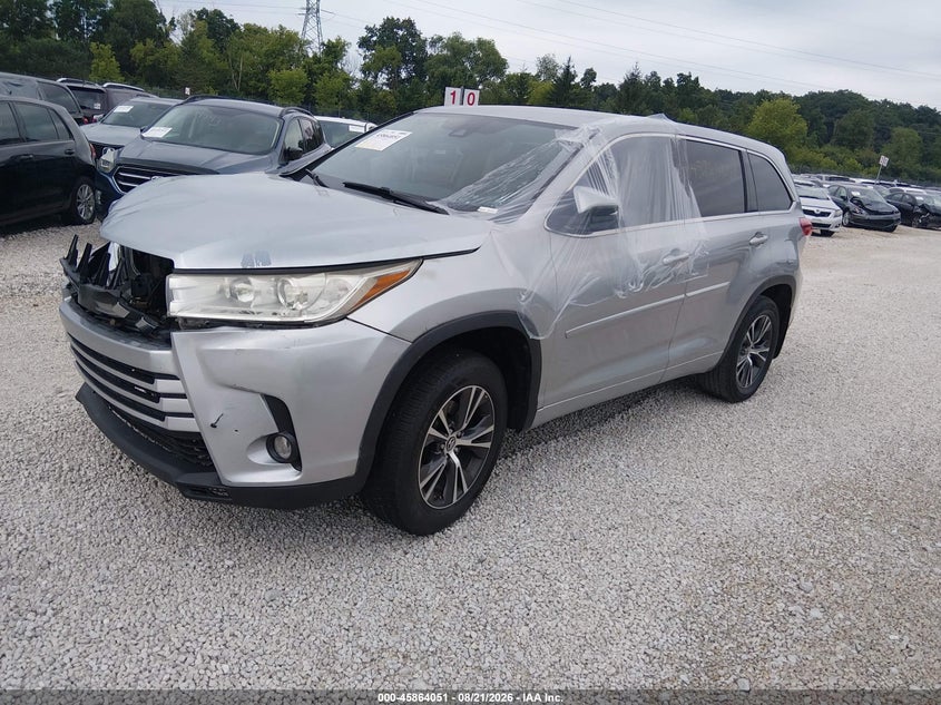 Vin: 5tdbzrfh5js873323, lot: 46363021, toyota highlander le plus 20182