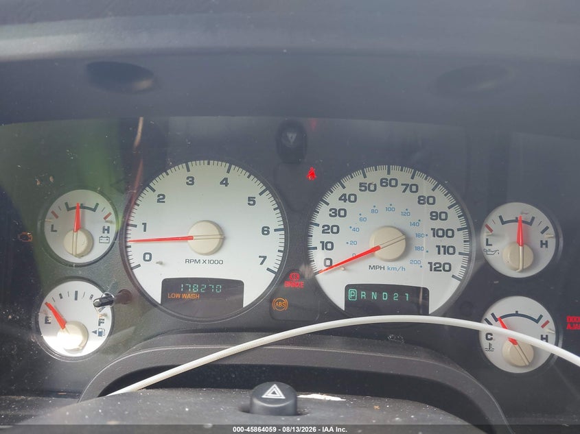 DODGE RAM 1500 2005 VIN 1D7HA18D95J564122