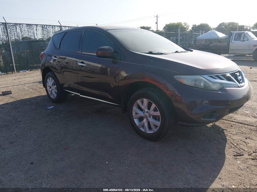 NISSAN MURANO 2013 VIN JN8AZ1MU5DW202322