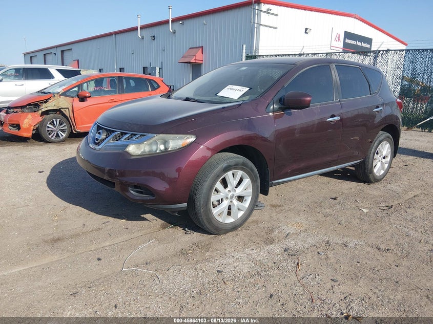 2013 NISSAN MURANO auction photo 2