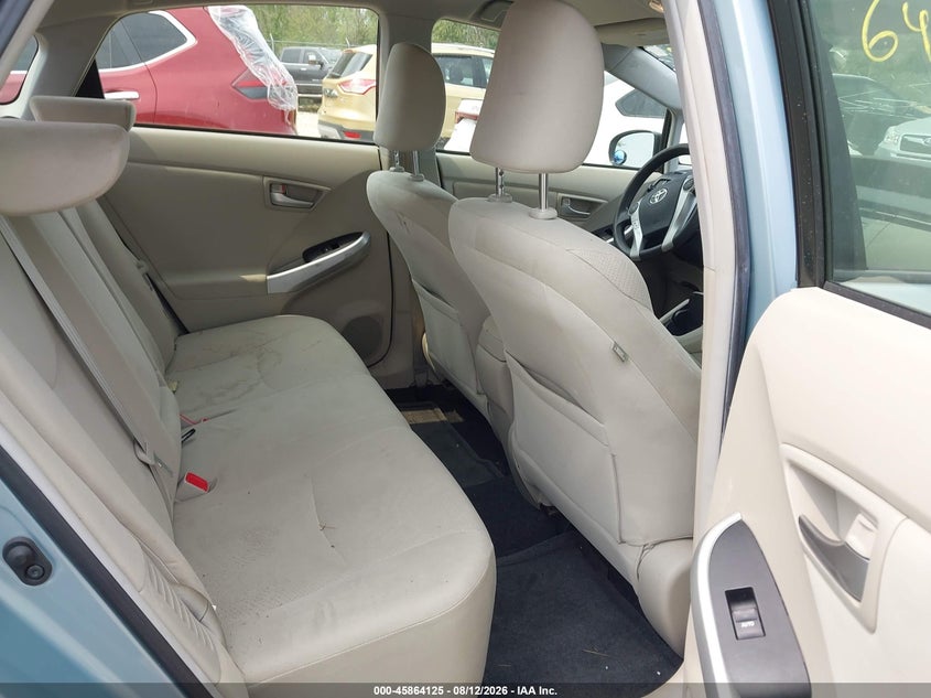 2012 TOYOTA PRIUS auction photo 8
