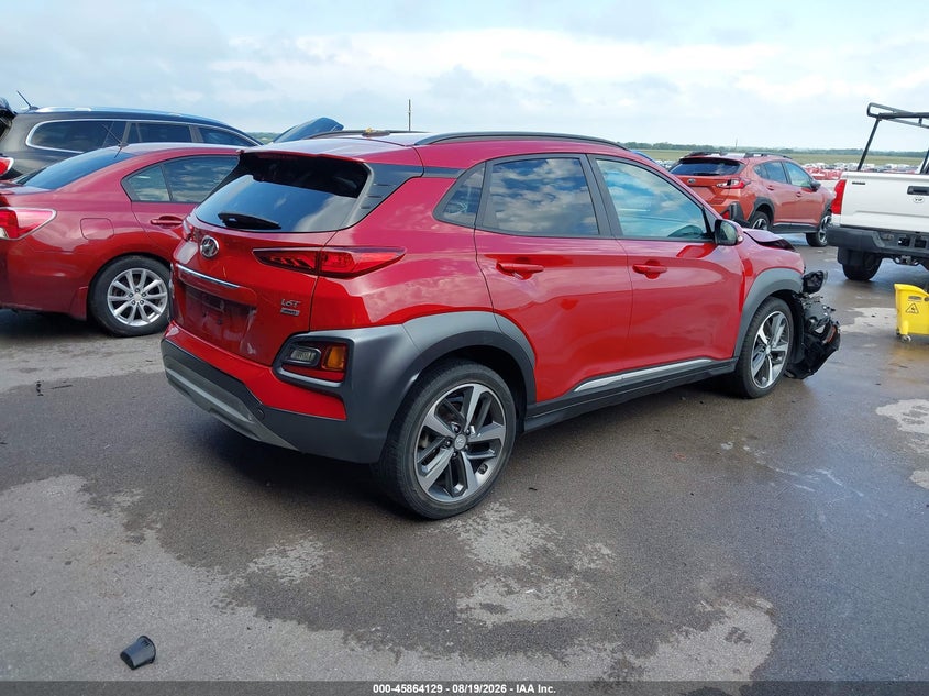 Vin: km8k3ca57ju165674, lot: 46363099, hyundai kona limited 20184