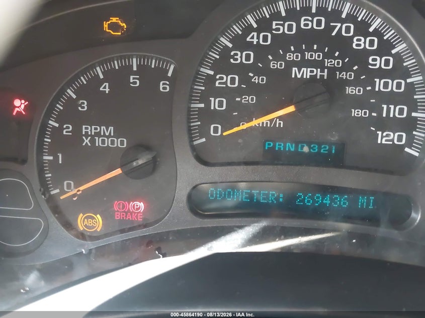 2003 CHEVROLET SILVERADO PICKUP 5.3L V8 FI OHV F