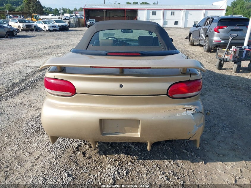 1999 CHRYSLER SEBRING CABRIO 2.5L V-6 168HP