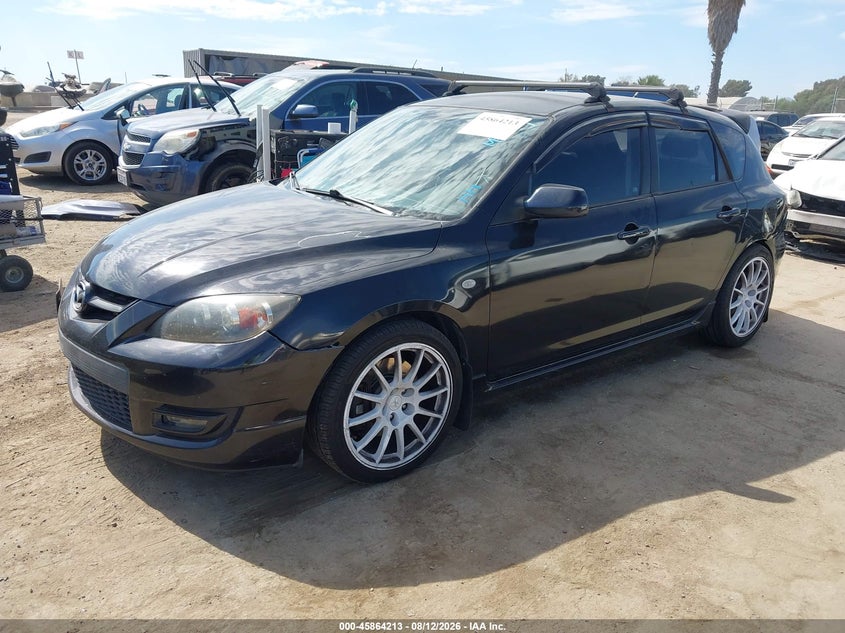 2008 Mazda 3, Right Front, IAAI, VIN JM1BK34M281105730 — photo 2