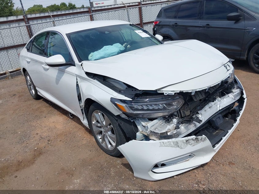 2019 Honda Accord Lx, Перёд, IAAI, VIN 1HGCV1F16KA099913