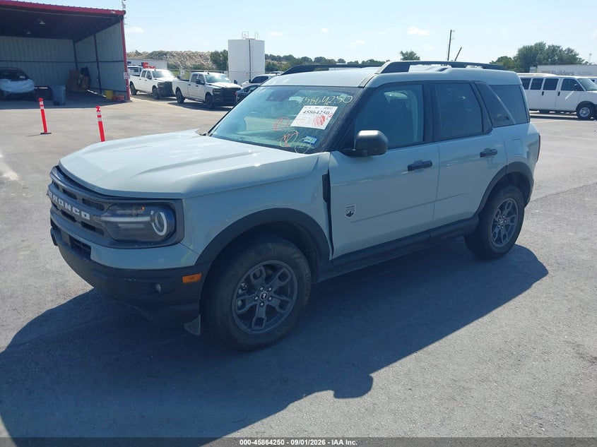 Vin: 3fmcr9b61nre34892, lot: 46363220, ford bronco sport big bend 20222