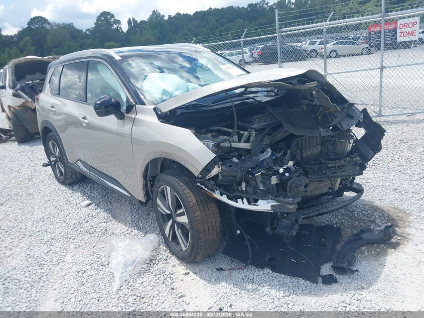 Vin: jn8bt3dc8nw117937, lot: 46363305, nissan rogue platinum fwd 20221