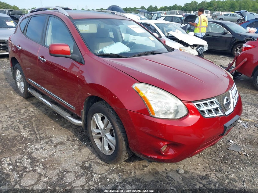 2013 Nissan Rogue Sv, Перёд, IAAI, VIN JN8AS5MT1DW512549