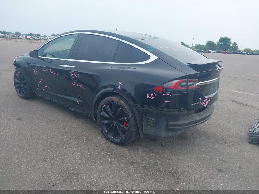 Vin: 5yjxcbe47jf106557, lot: 46363328, tesla model x 100d/75d/p100d 20183