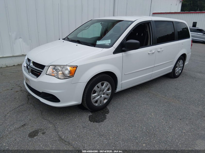 2017 Dodge Caravan, Обычный износ, IAAI, VIN 2C4RDGBG8HR706553 — фото 2